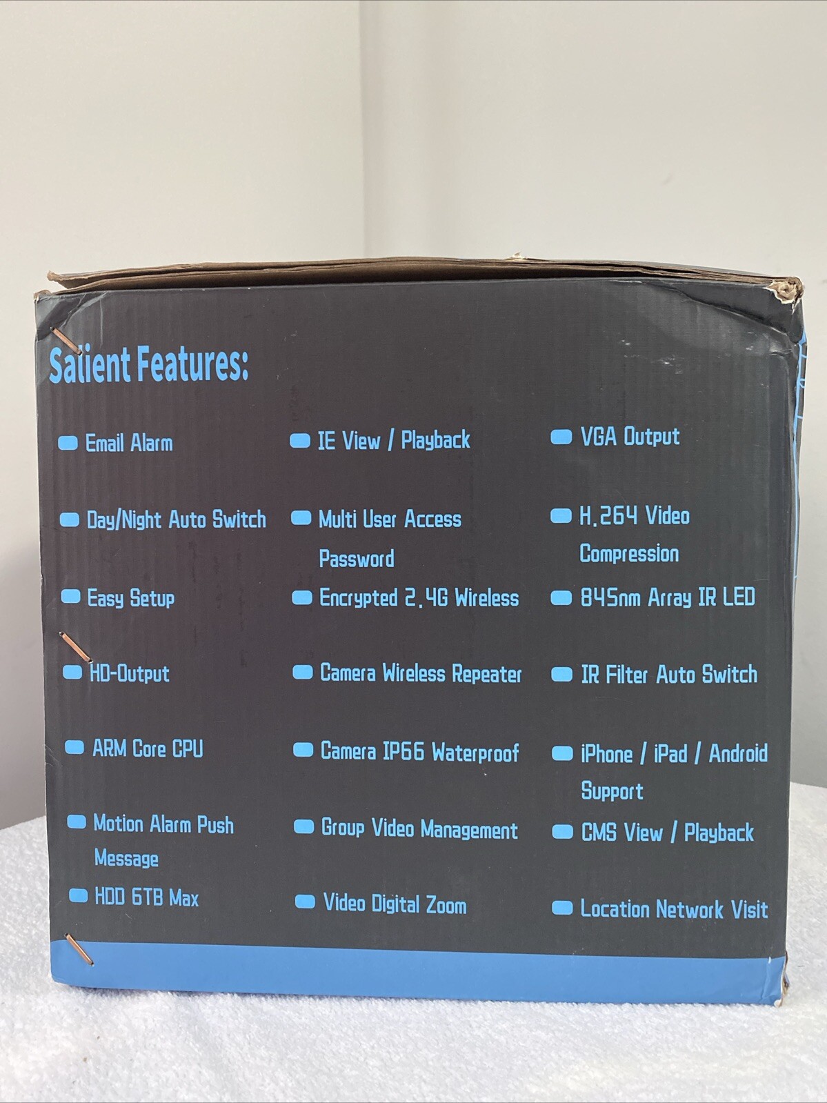 OOSSXX PoE+ DVR + 6 Cameras Set Why 8.0 Mega (4K) 25/30 FPS Network Camera Range