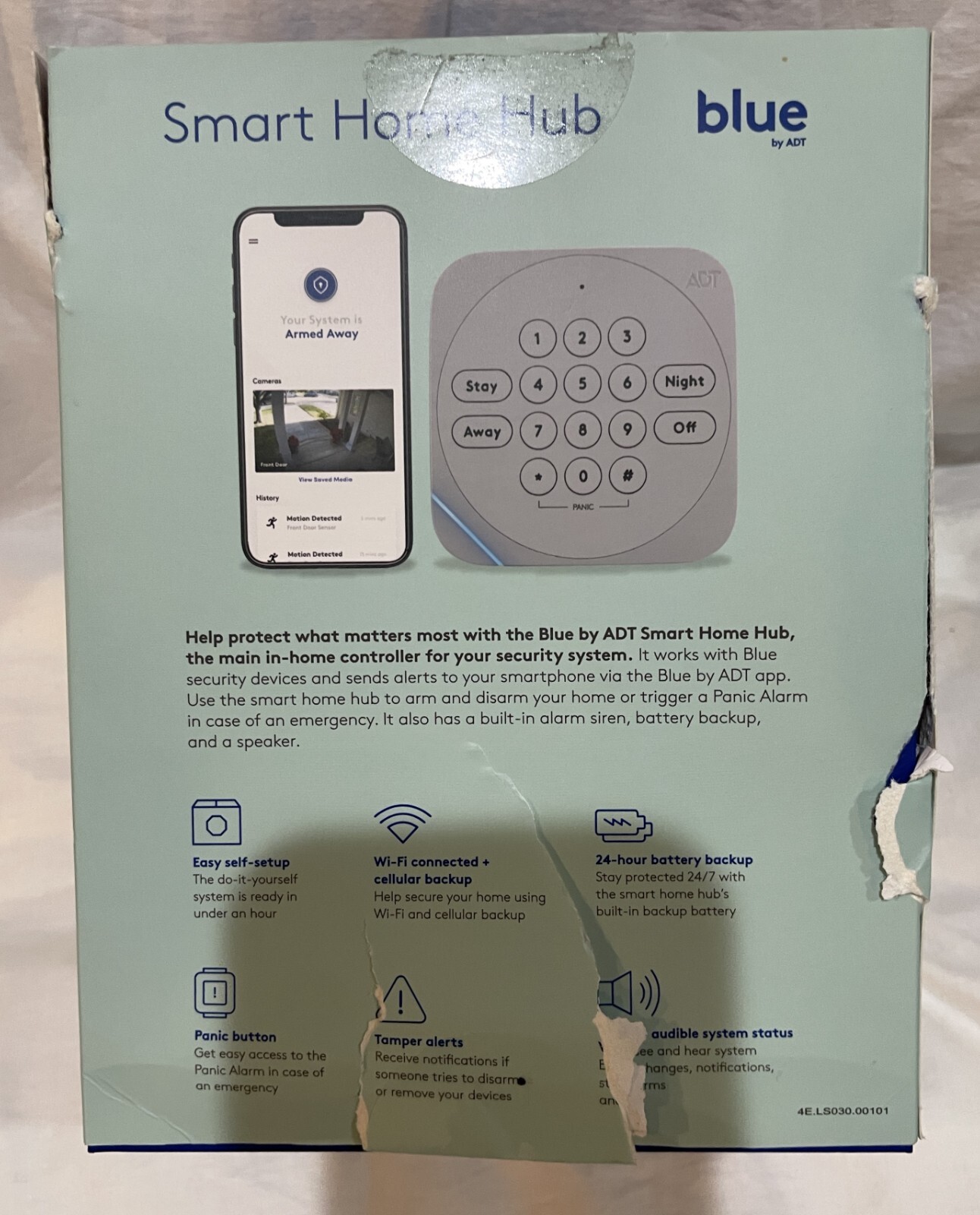 Blue by ADT Smart Home Hub Graphite S40LR0-01-PG Grey