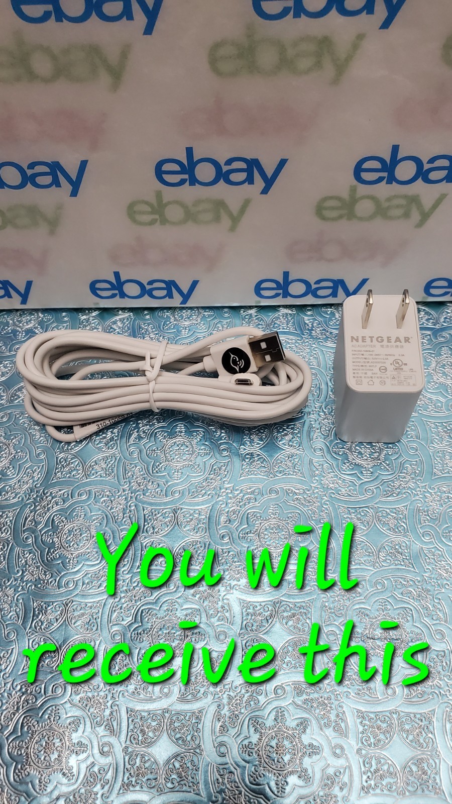 Authentic NEW Netgear Arlo Q USB Charger Cable For Arlo Q VMC3040