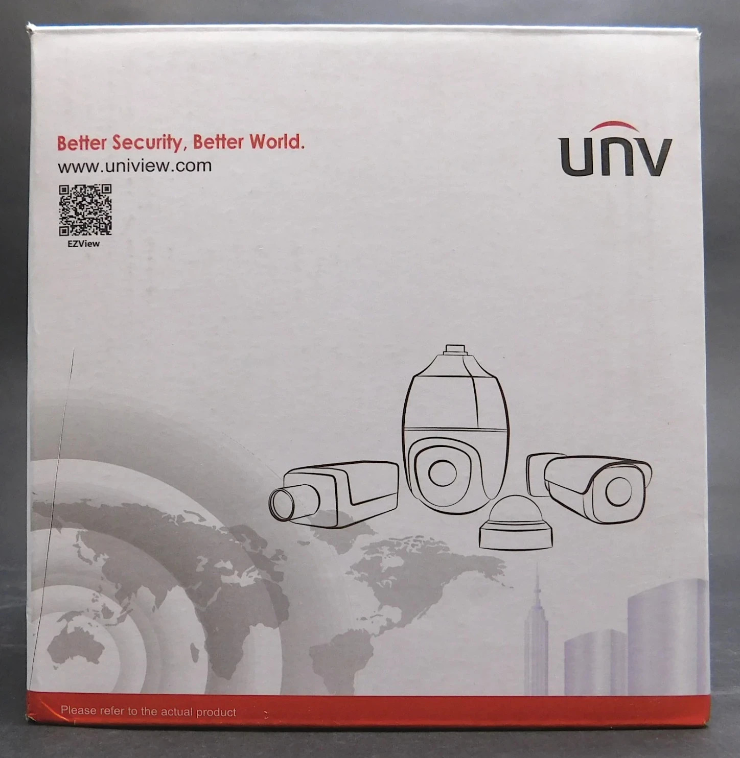 UNV 8MP 4K IP Turret Camera LightHunter Motorized Varifocal PoE Security NIB