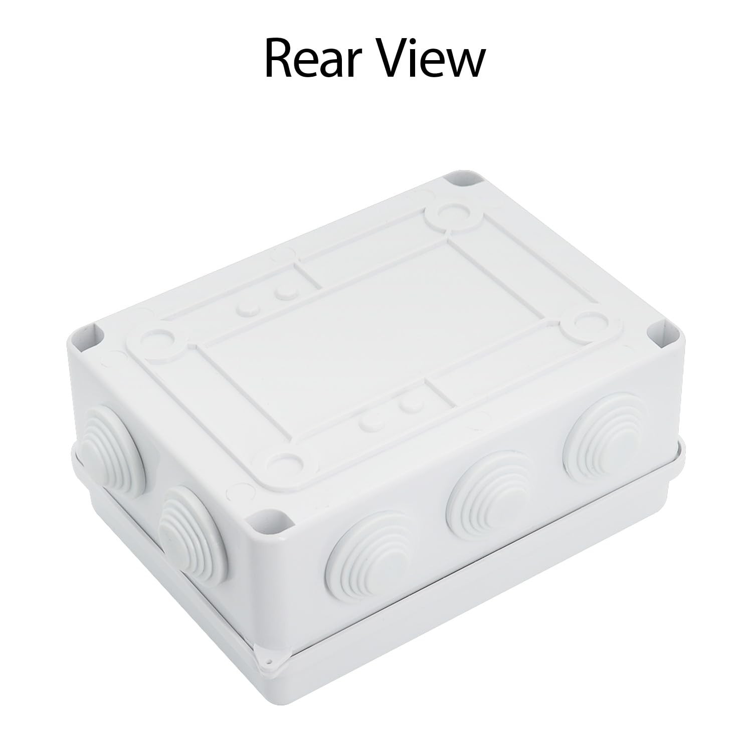 LeMotech ABS Plastic Dustproof Waterproof 5.9″ x 4.3″ x 2.8″ (2pc), White