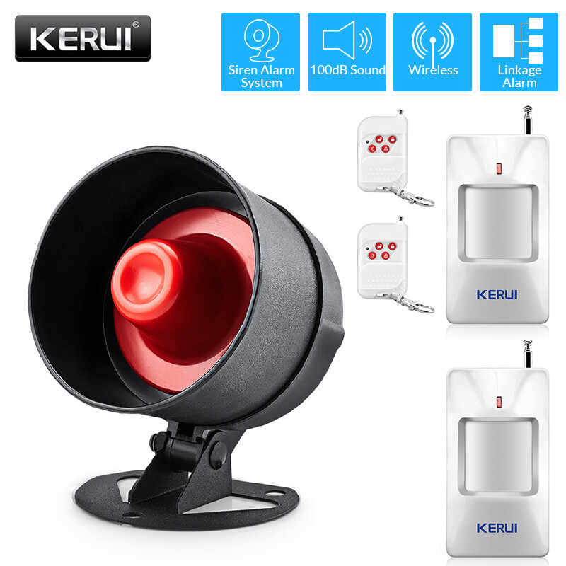KERUI Alarm Home Security System Door Sensor Garage Detect Anti-theft Loud Alert