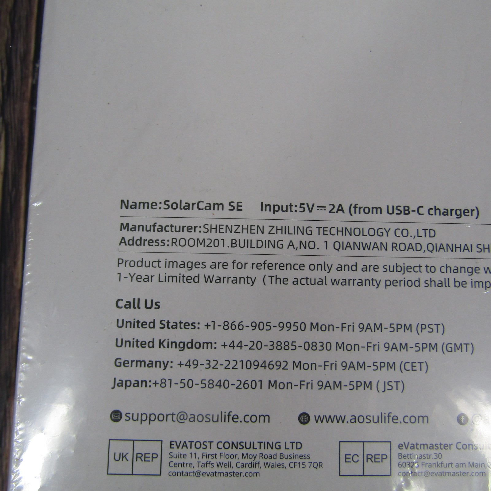 OPEN BOX! AOSU 2-Pack SolarCam SE System Add-on Cameras, Requires Homebase