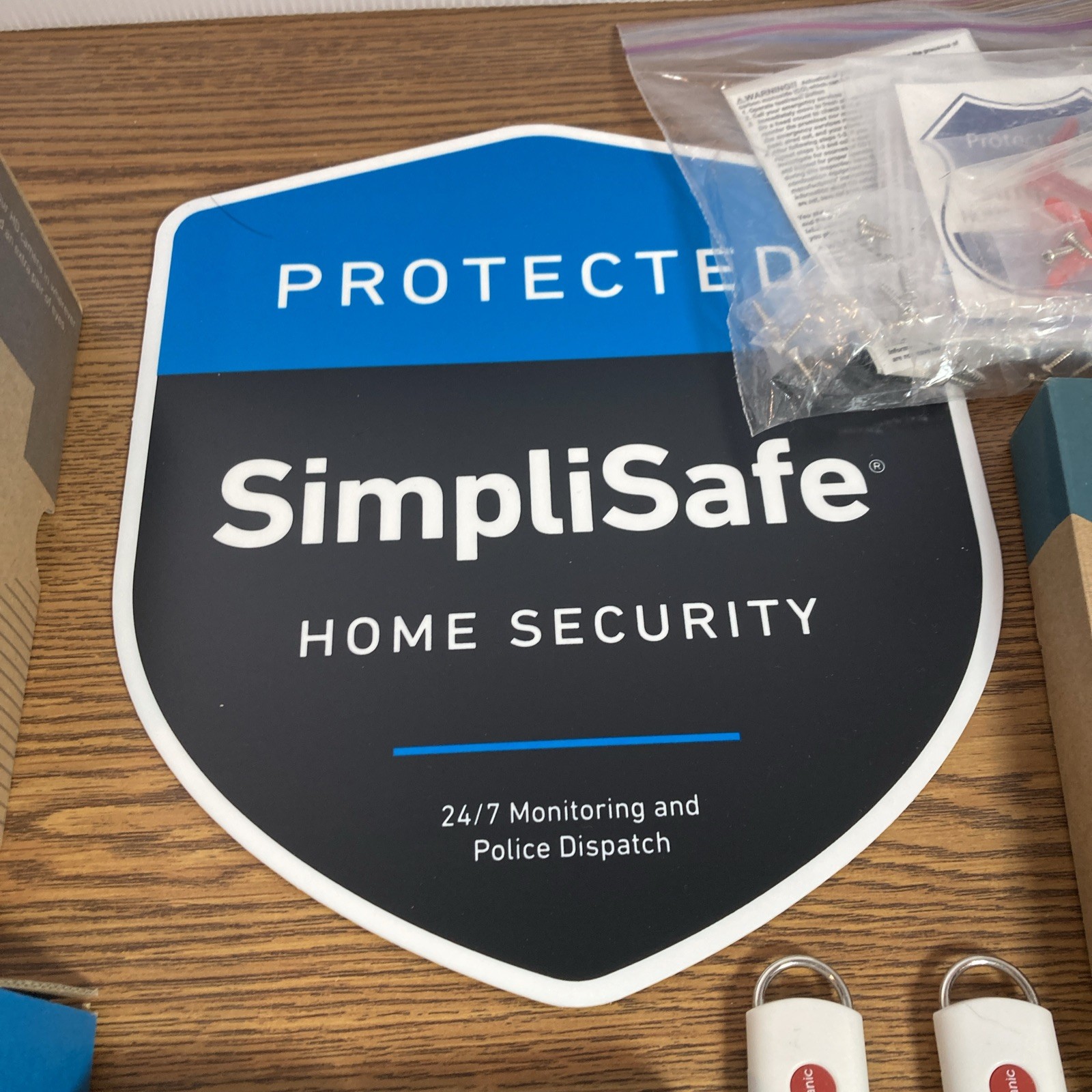 SIMPLISAFE Indoor Alarm System Base Keypad HD Camera Water Smoke Sensor Entry