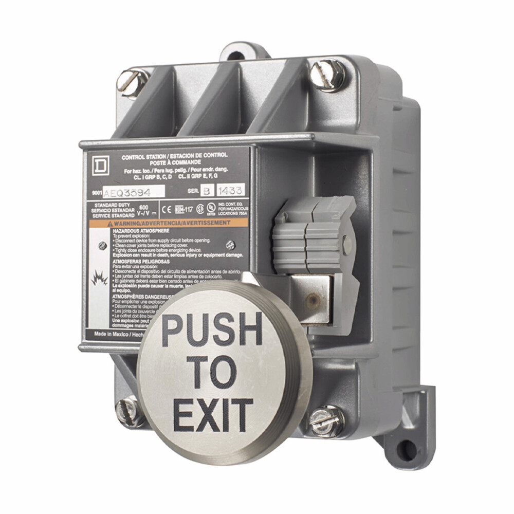 Alarm Controls EXP-2 Latching Action Switch, PUSH TO EXIT