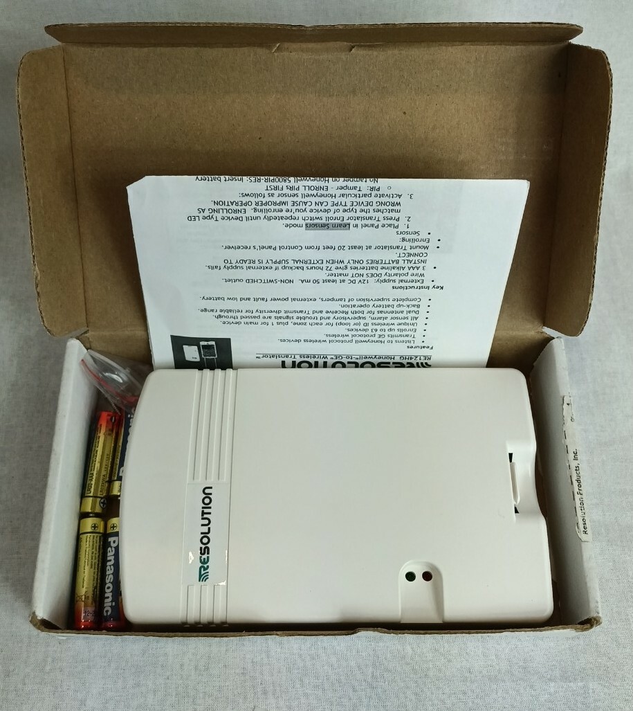 Alula/Resolution 13-552 RE124HG Honeywell to GE Wireless to Wireless Translator