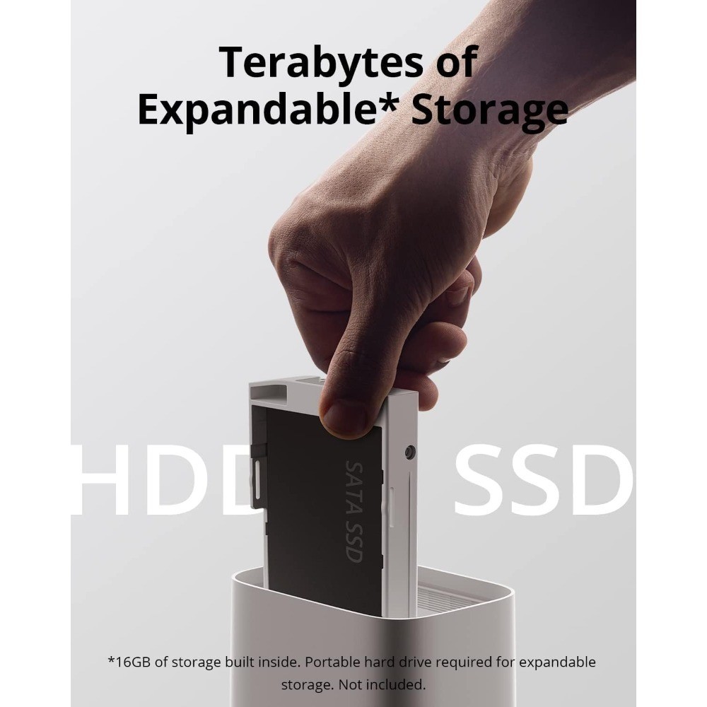 Expandable Local Storage Security Hub, 16TB Capacity, No Monthly Fees, 2.4GHz