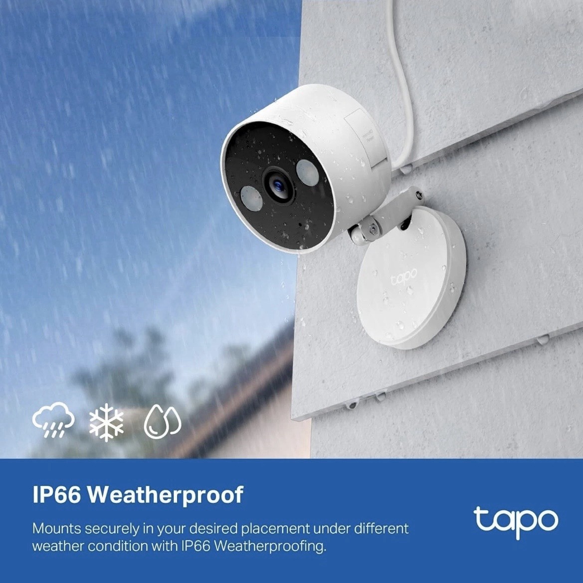 TP-Link Tapo C120 2K QHD AI Detection Weatherproof Security Camera, Two-Way Aud…