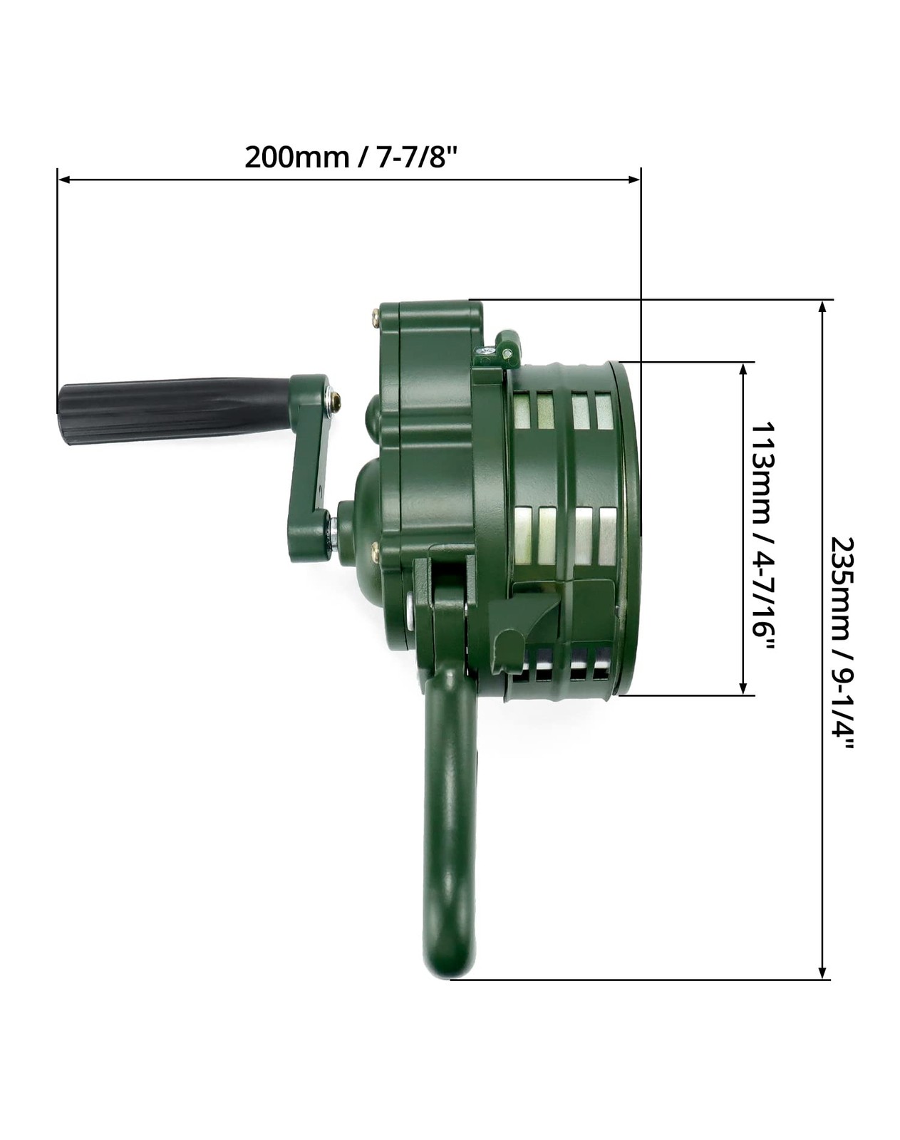 Hand Crank Siren Horn, Hand Loud Crank, Emergency Safety Manual Siren, Portab…
