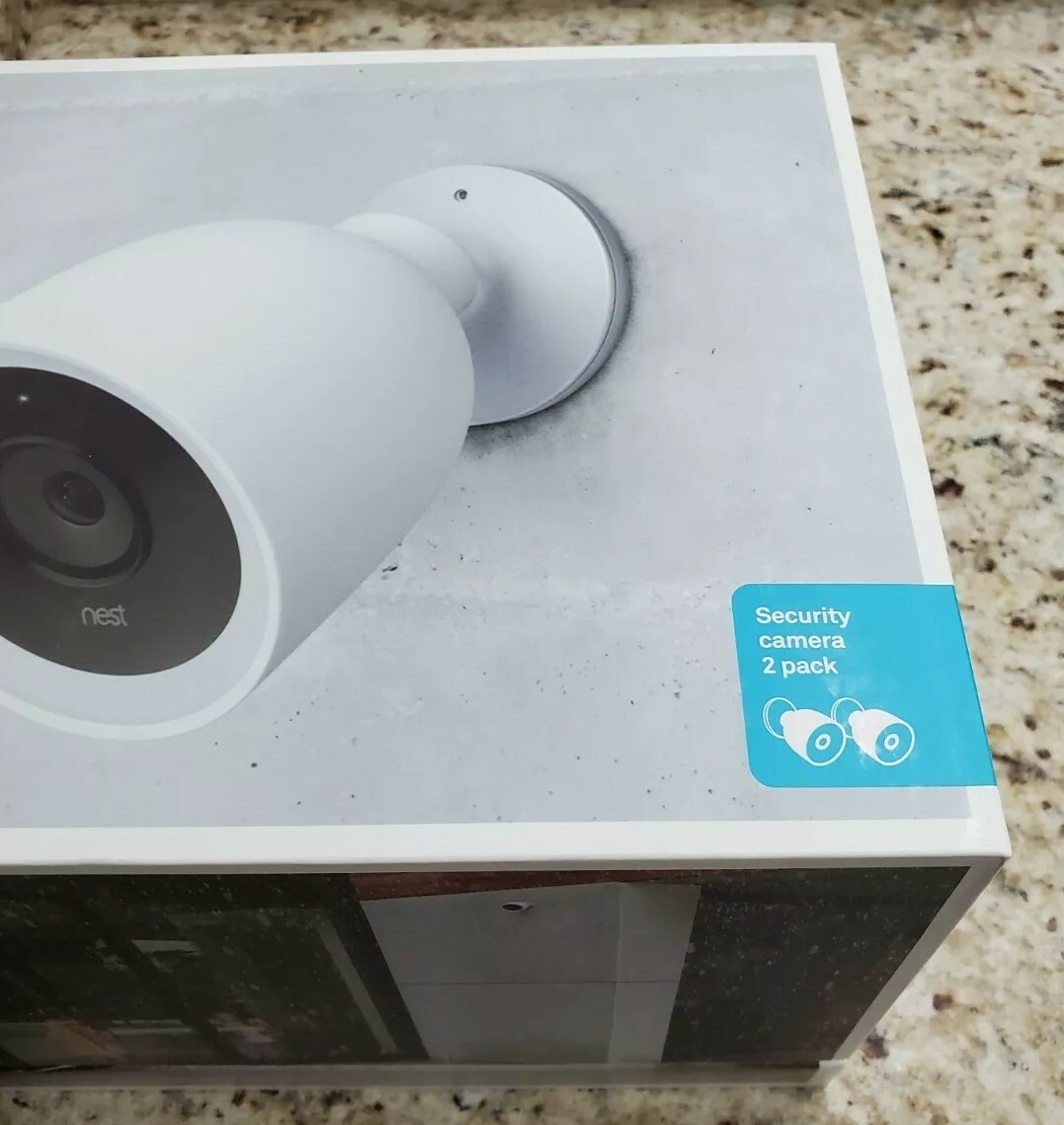 NEST Cam IQ Outdoor (2-Pack) Smart Security Camera Model NC4200US – Sealed NEW