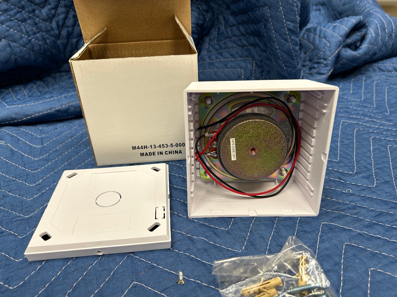 GE Interlogix M44H-13-453-5-0001 15 Watt, 8 Ohm Wall-Mount Speaker