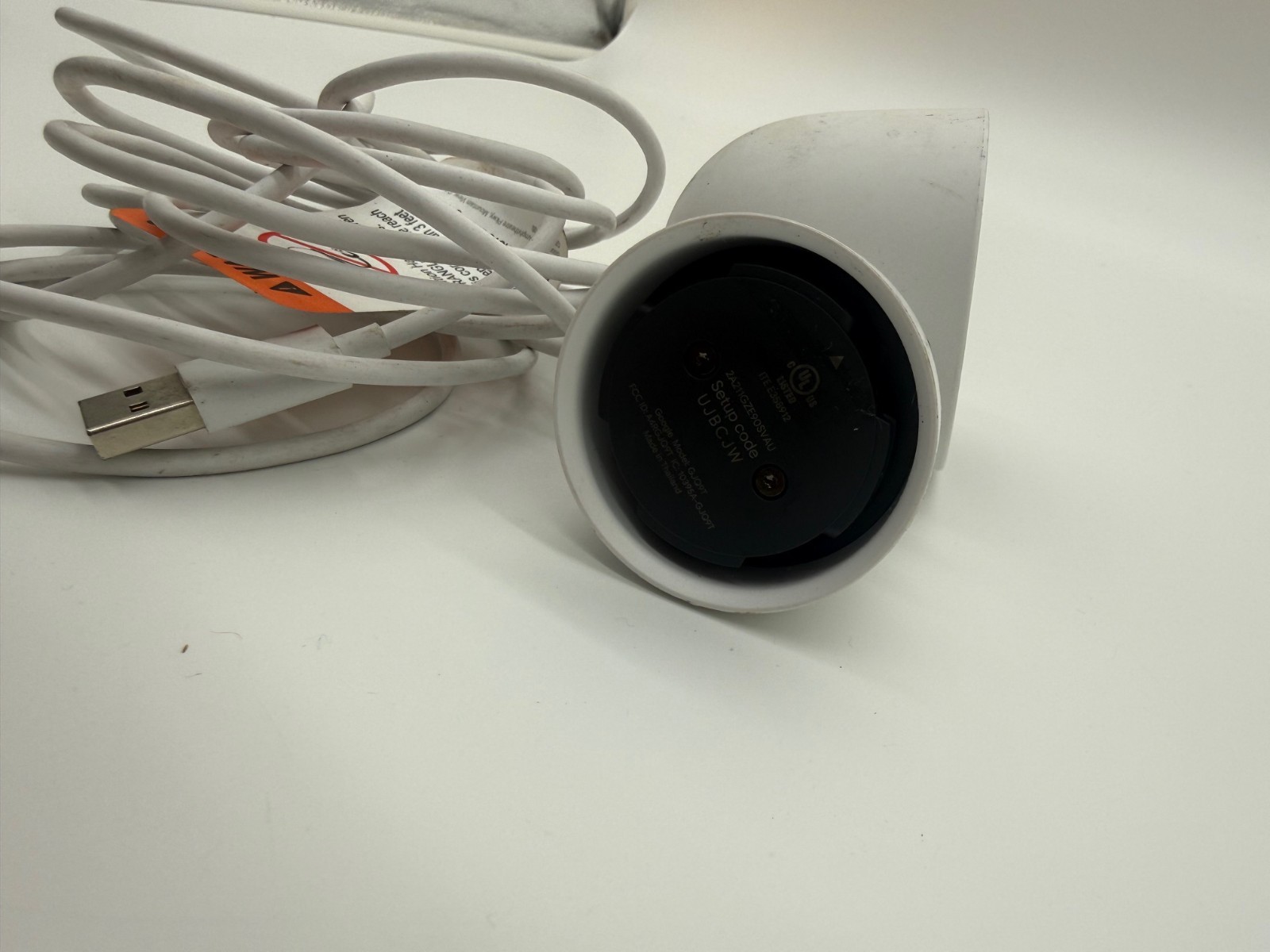 Google Nest Cam Indoor Wired 2nd Gen 1080p Security Camera White
