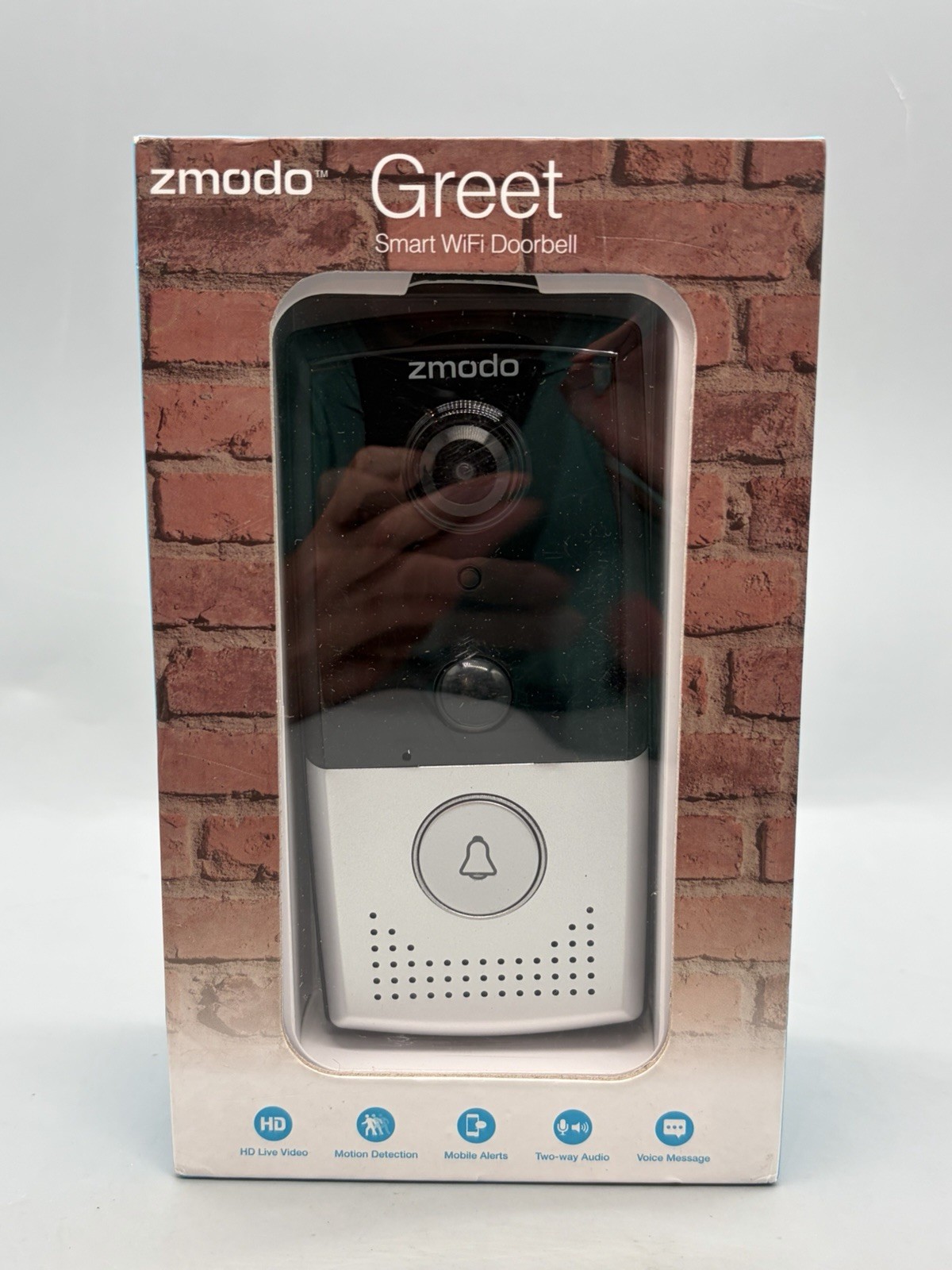 Zmodo Greet Smart WiFi Video Doorbell (ZM-SHD003B) – Sealed