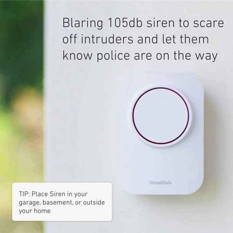 105Db Auxiliary Siren – Compatible with Gen 3 Home Security System