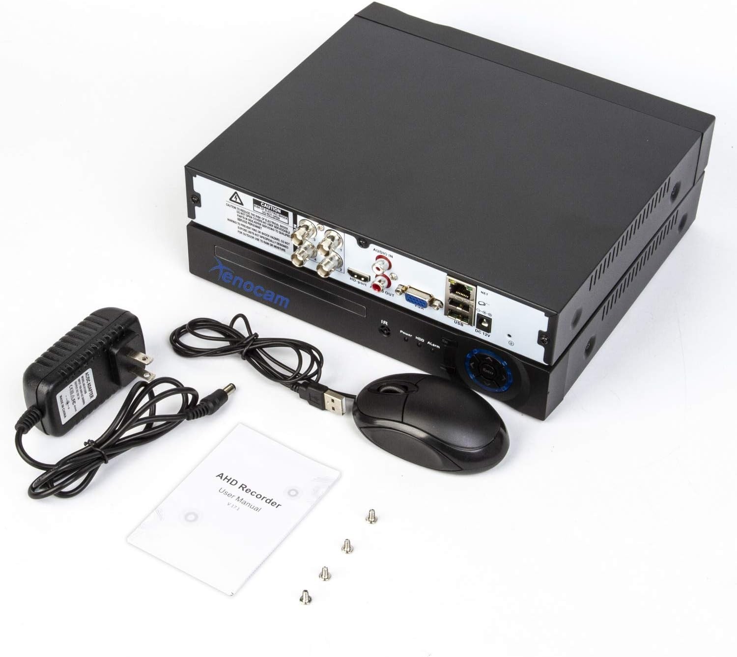 Versatile 4-Channel AHD DVR – Supports Multiple Camera Types & Easy Monitoring