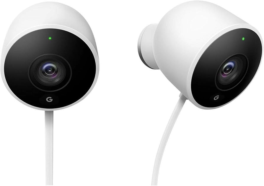 Google Nest Cam Outdoor Smart Security (Wired) Camera (2-Pack) NC2400ES Good