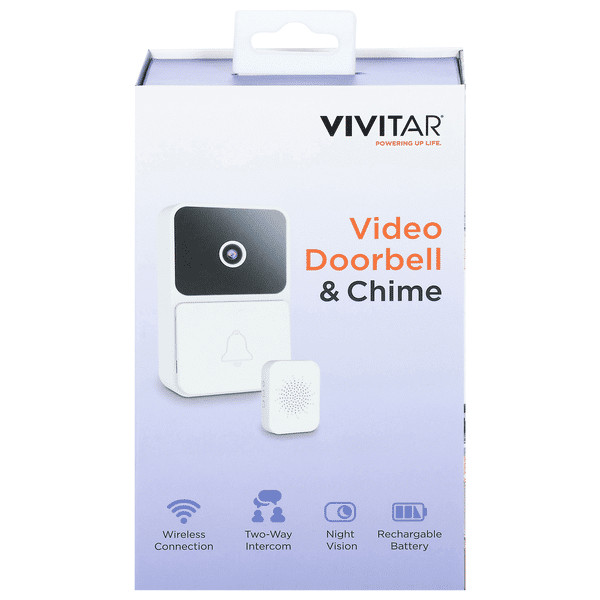 Vivitar Security Video Doorbell & Chime Kit