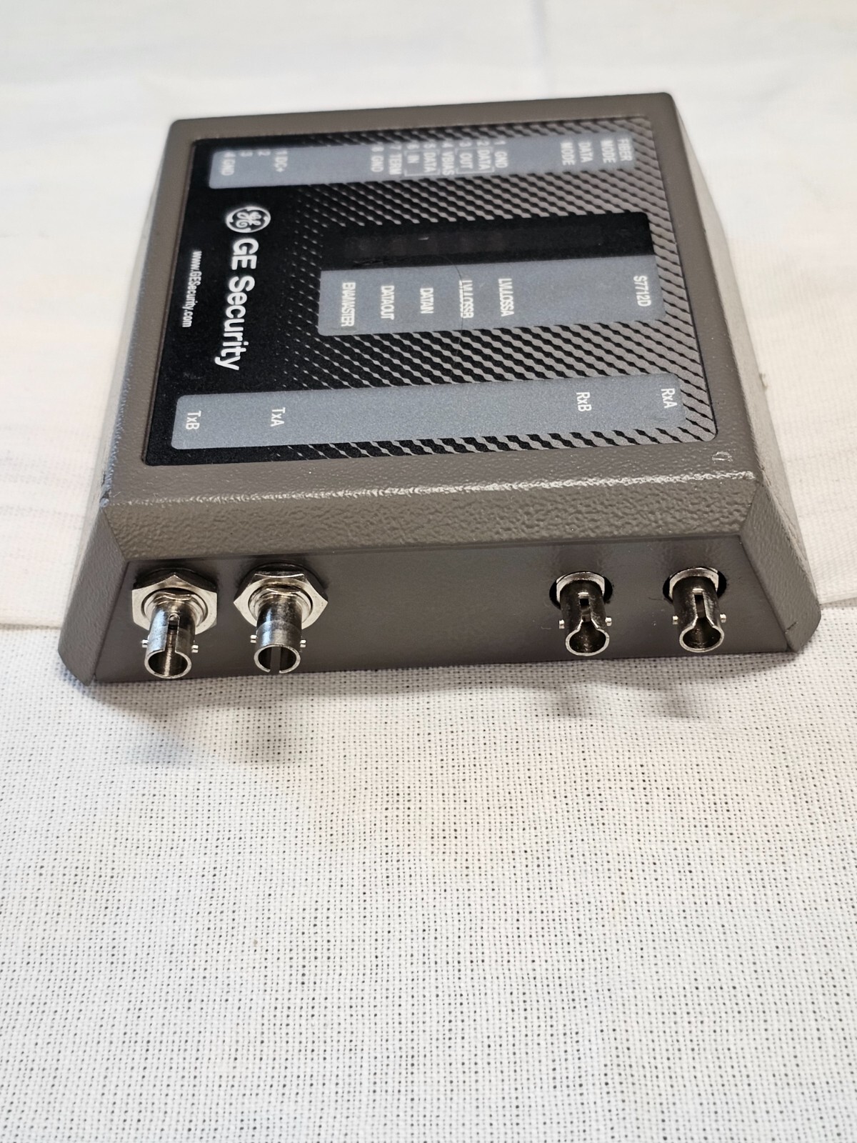 GE Security Transmitter Repeater Fiber Optic Video Data Receiver S7712D EST4