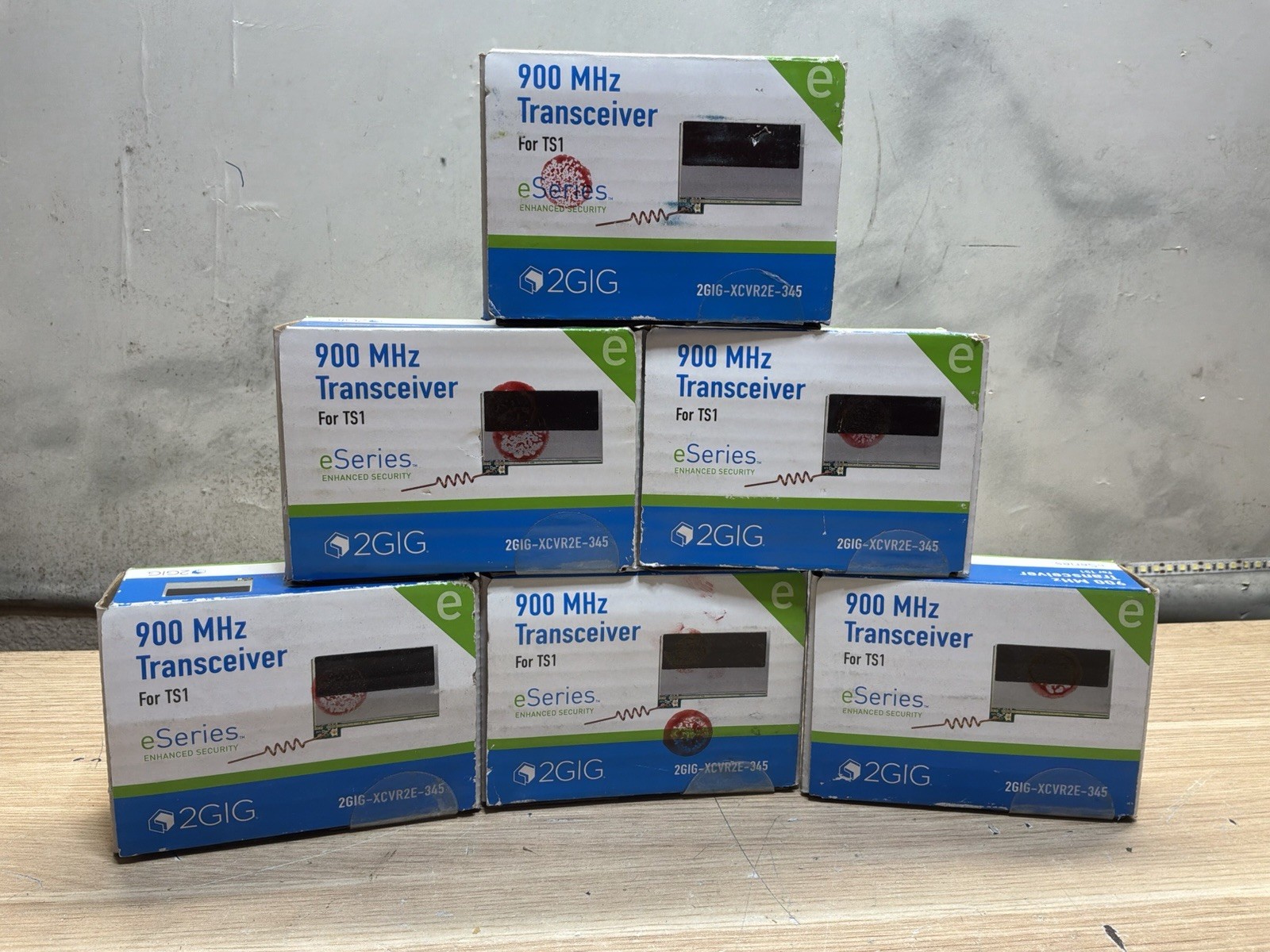 6 2GIG GC2e Wireless Receiver for 345/900Mhz/NEW/ JUA3859