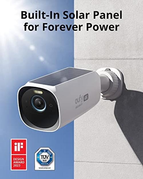 eufyCam S330 (eufyCam 3) Security Camera Outdoor Wireless, 4K with 4-Cam Kit