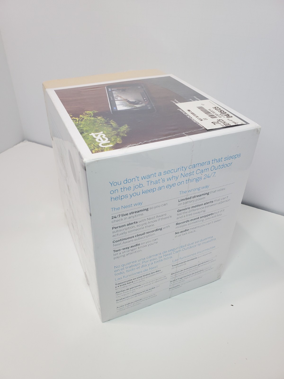 New & Sealed NEST Cam Outdoor Security Camera Model NC2100ES Free Shipping!