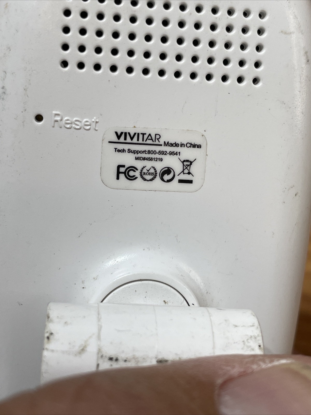 Vivitar Home Security Camera Wi-Fi Cam White IPC113-WHT Full HD 1080p Resolution