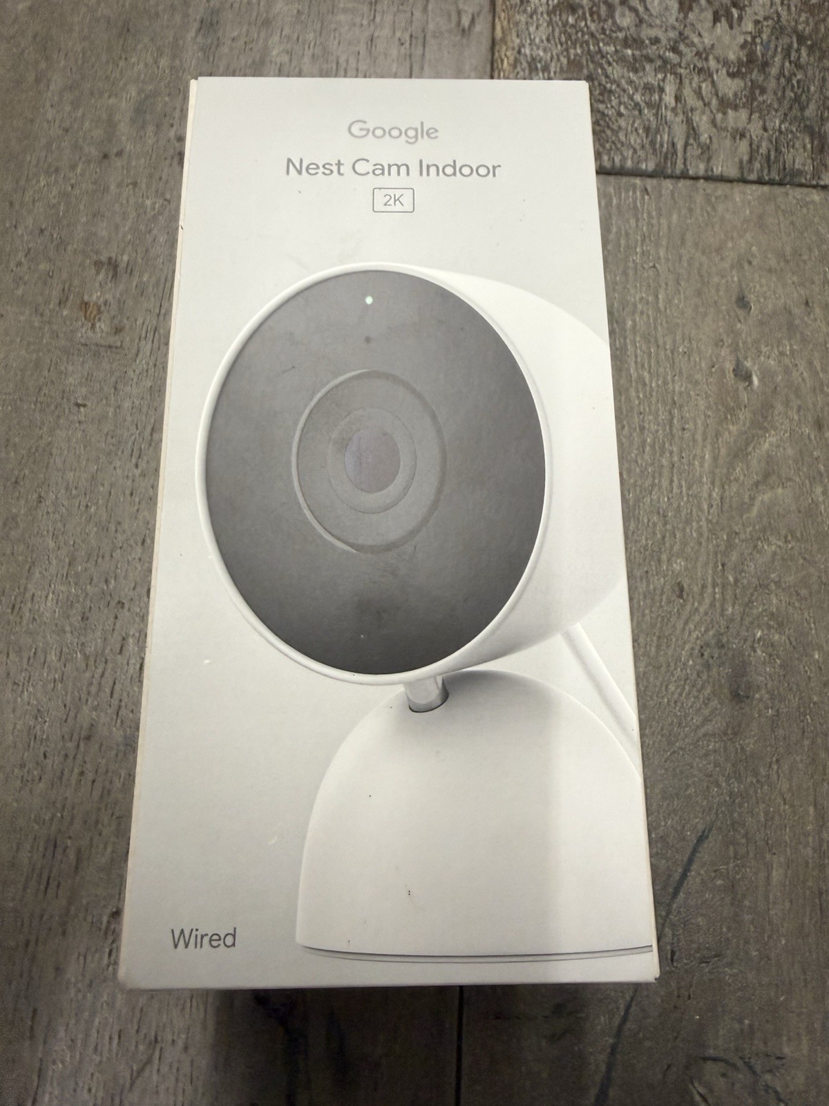 Google – Nest Cam Indoor (wired, 3rd gen) 2K Video and Gemini