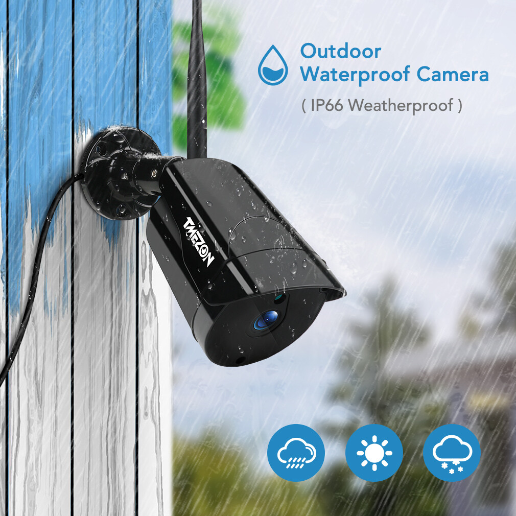 3MP Wireless Audio Home Outdoor CCTV Security Camera System 8CH WIFI NVR Lot