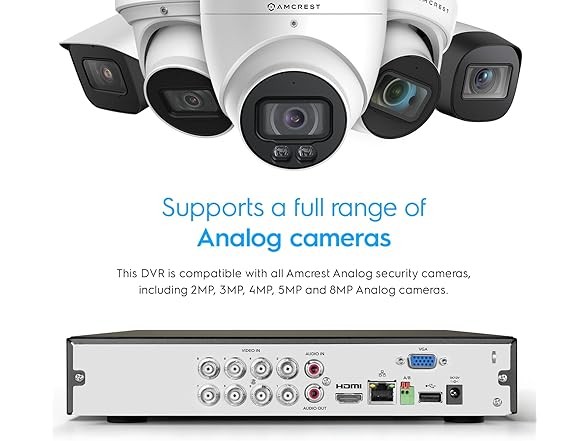 Amcrest 5MP UltraHD 8 Channel DVR
