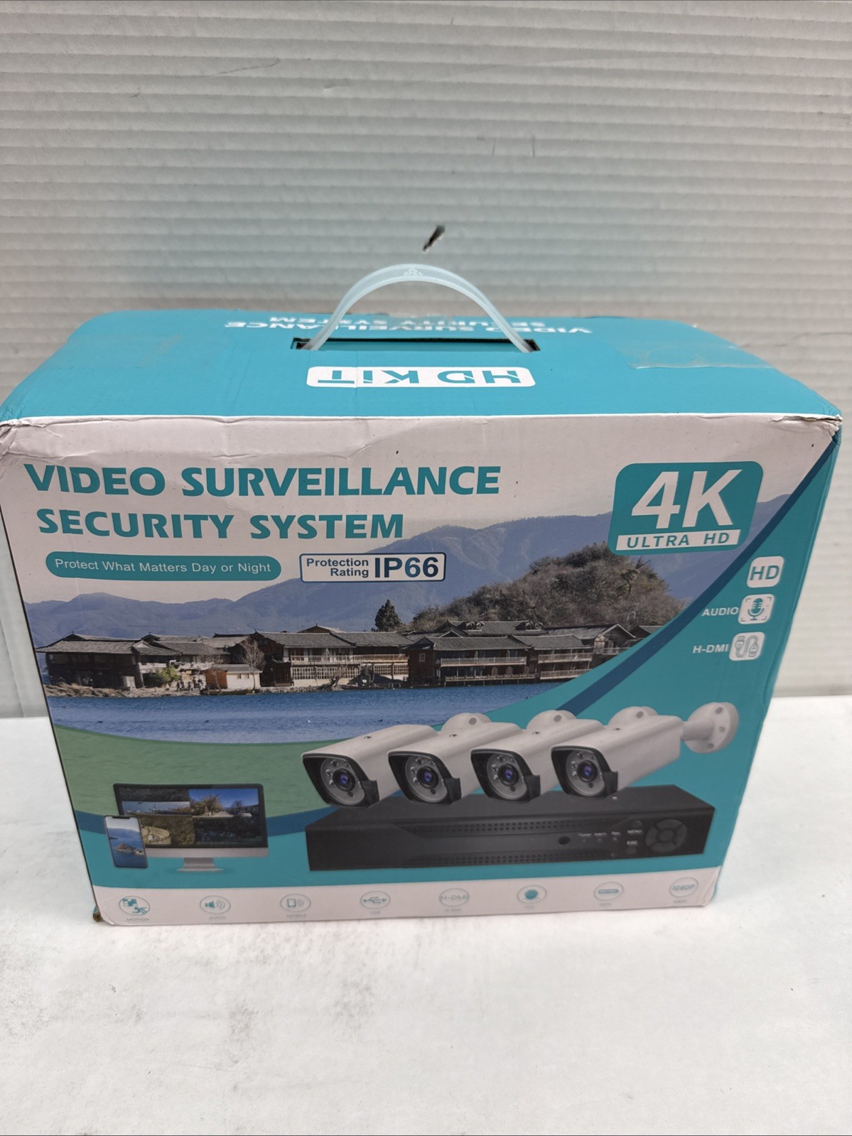 House Camera 4CH DVR Home Security System 4K 5MP DVR + 4 X Outdoor