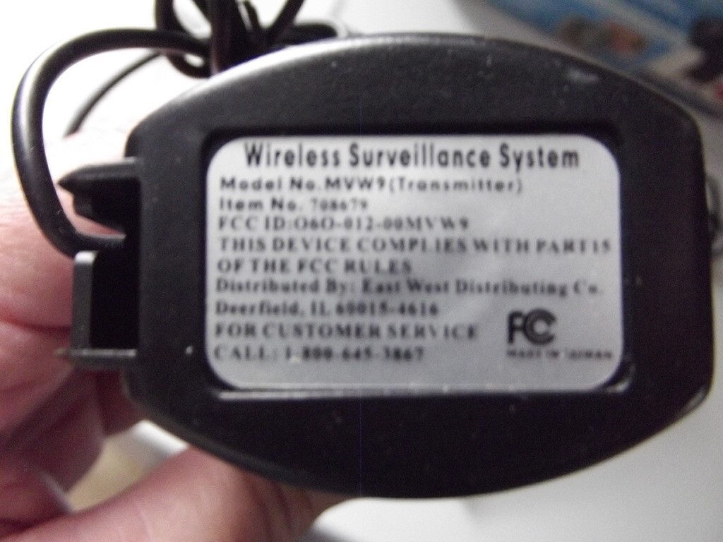 TDE Systems Family Monitoring System 2.4 GHZ Color Video System Untested