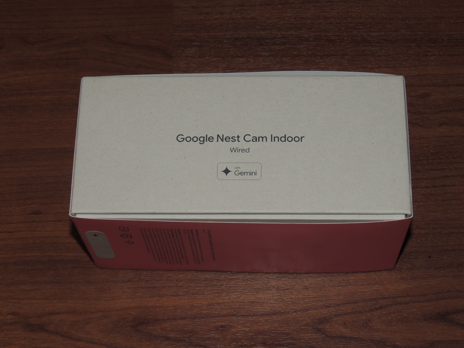 New Sealed – Google Nest Cam Indoor 2K Security Camera GA09974-US G1NRR (BERRY)