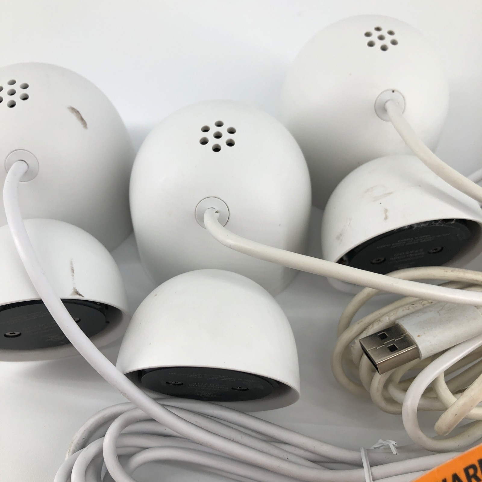 3-PACK ISSUE Google Nest Security Cam Indoor 1080p Wired 2nd Generation GJQ9T