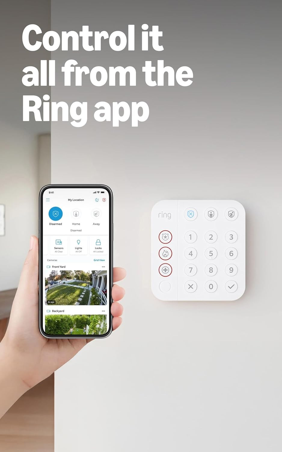 Alarm Base Station (2Nd Gen) — 104 Db Siren, Built-In Backup Battery, Connects t