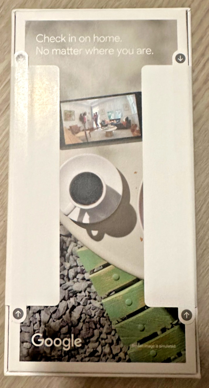 ⭐️Google Nest Cam Indoor 1080p HD Wired 2nd Generation Snow New In Sealed Box✨