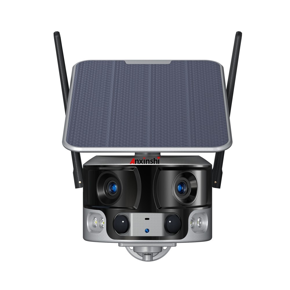 4K 8MP 180° Ultra Wide View Angle 4G Solar Security Camera Outdoor WIFI
