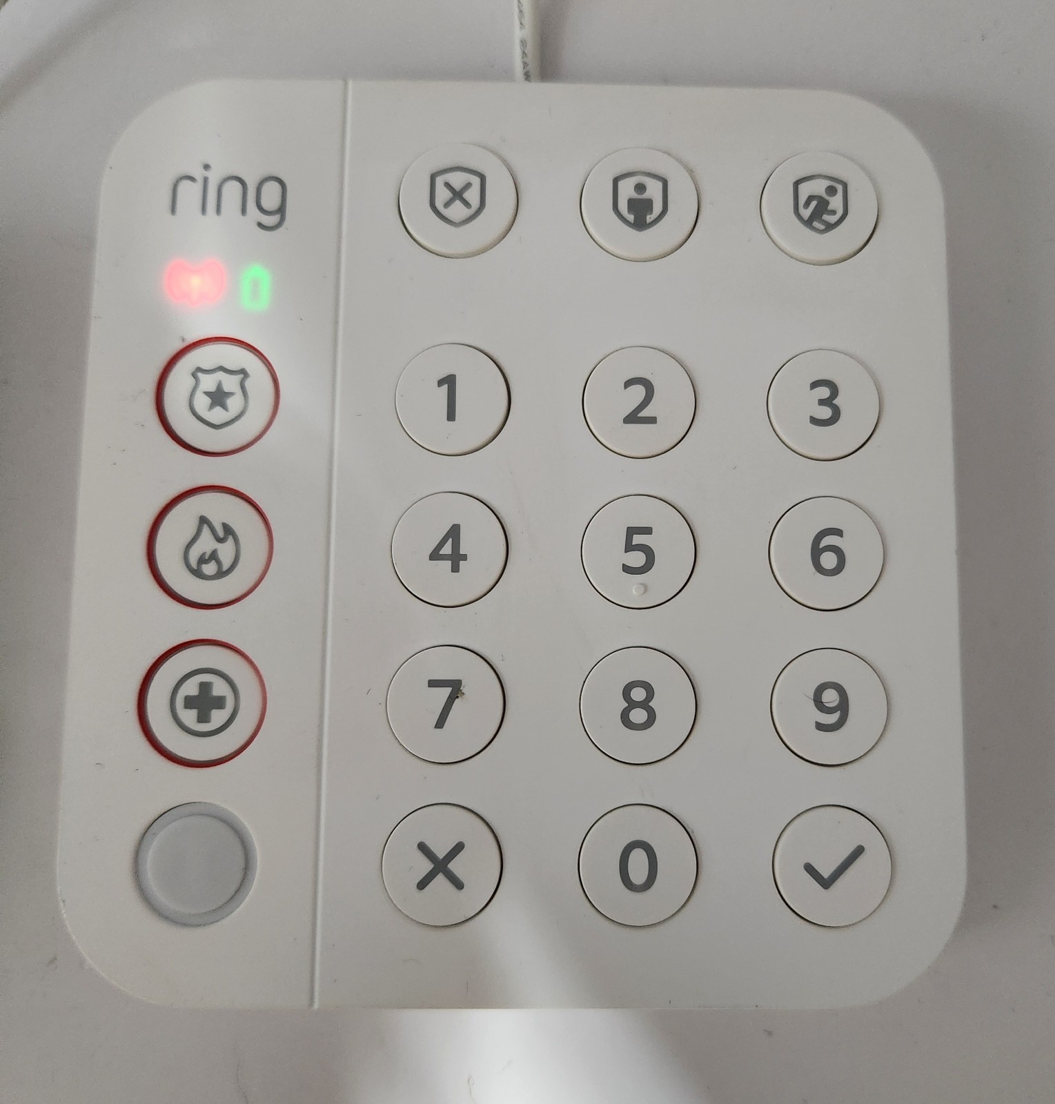 Ring Keypad 5AT2S7 (2nd Gen) White Z-Wave Plus