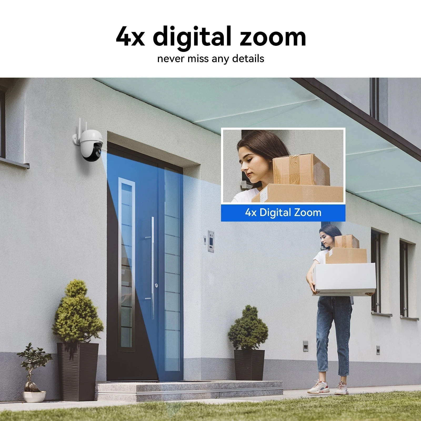 TMEZON 12″Monitor NVR WiFi6 Security Camera System Remote View Auto Tracking 8MP