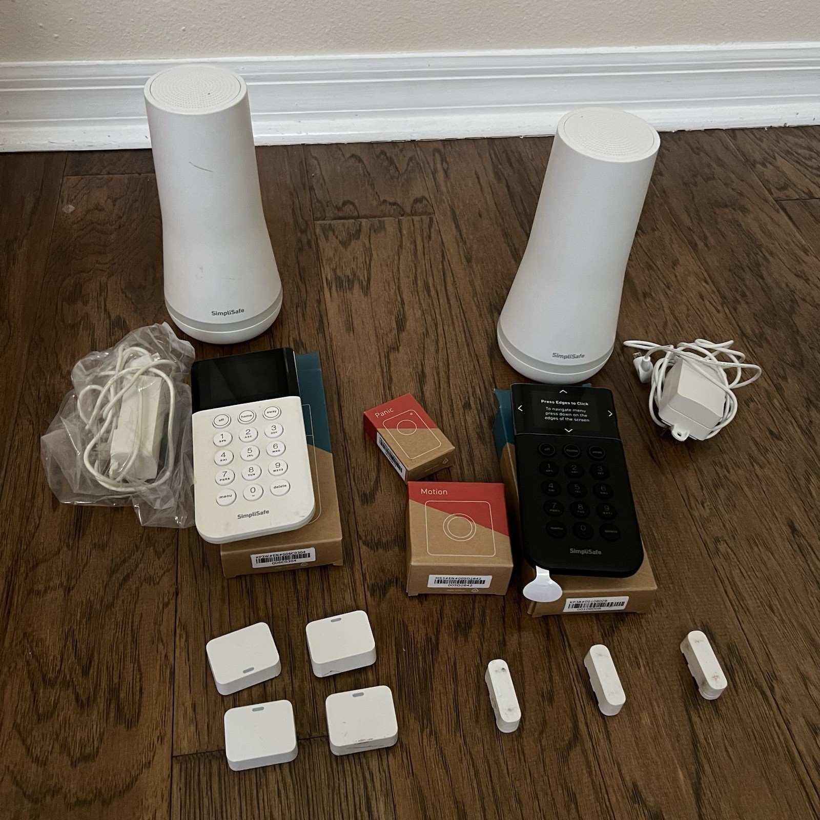 SimpliSafe Security System LOT 2 Bundle 3rd Gen SSBS3 2 Base 2 Keypad 3 Sensors