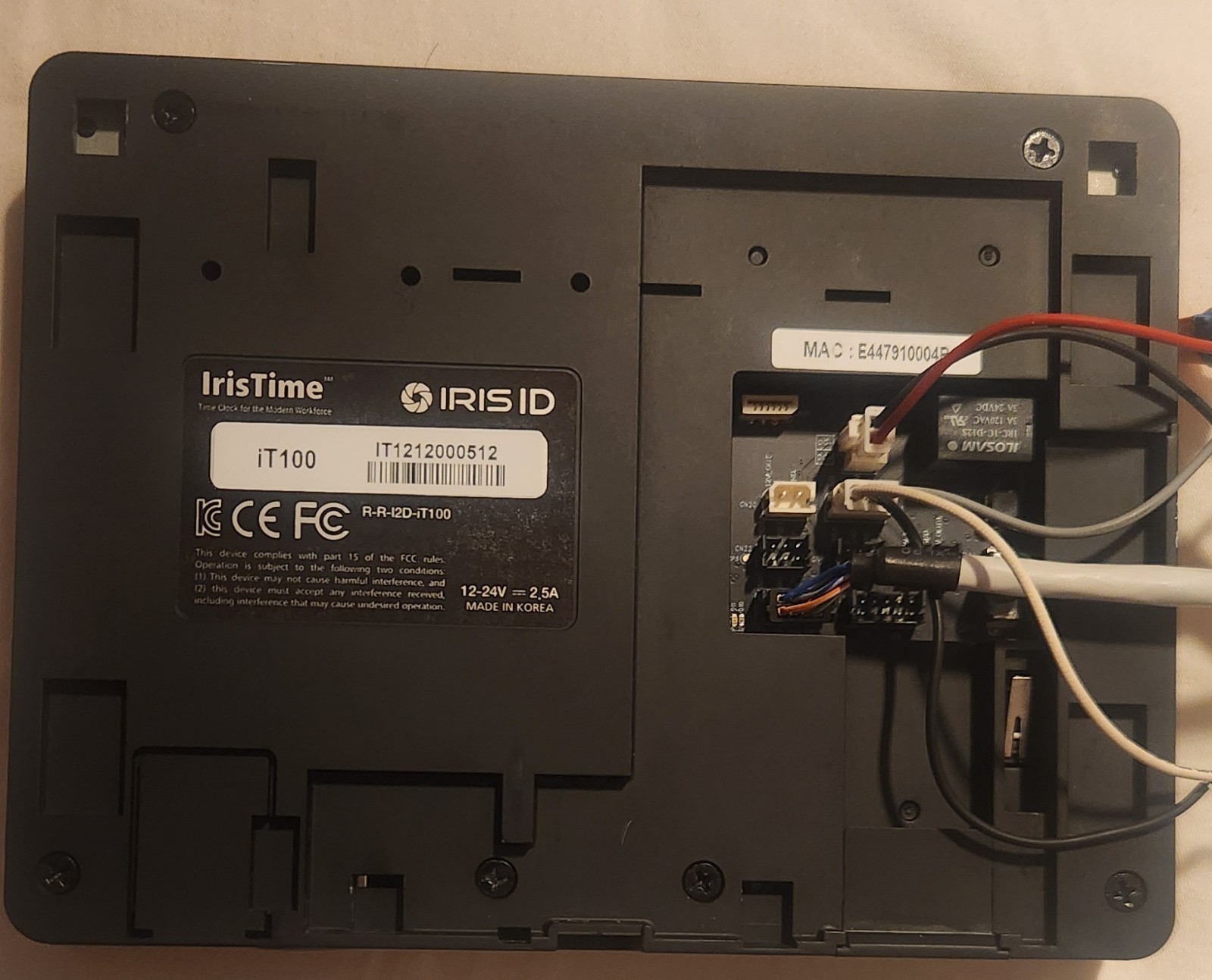 IrisTime iT100 Iris & Face Recognition