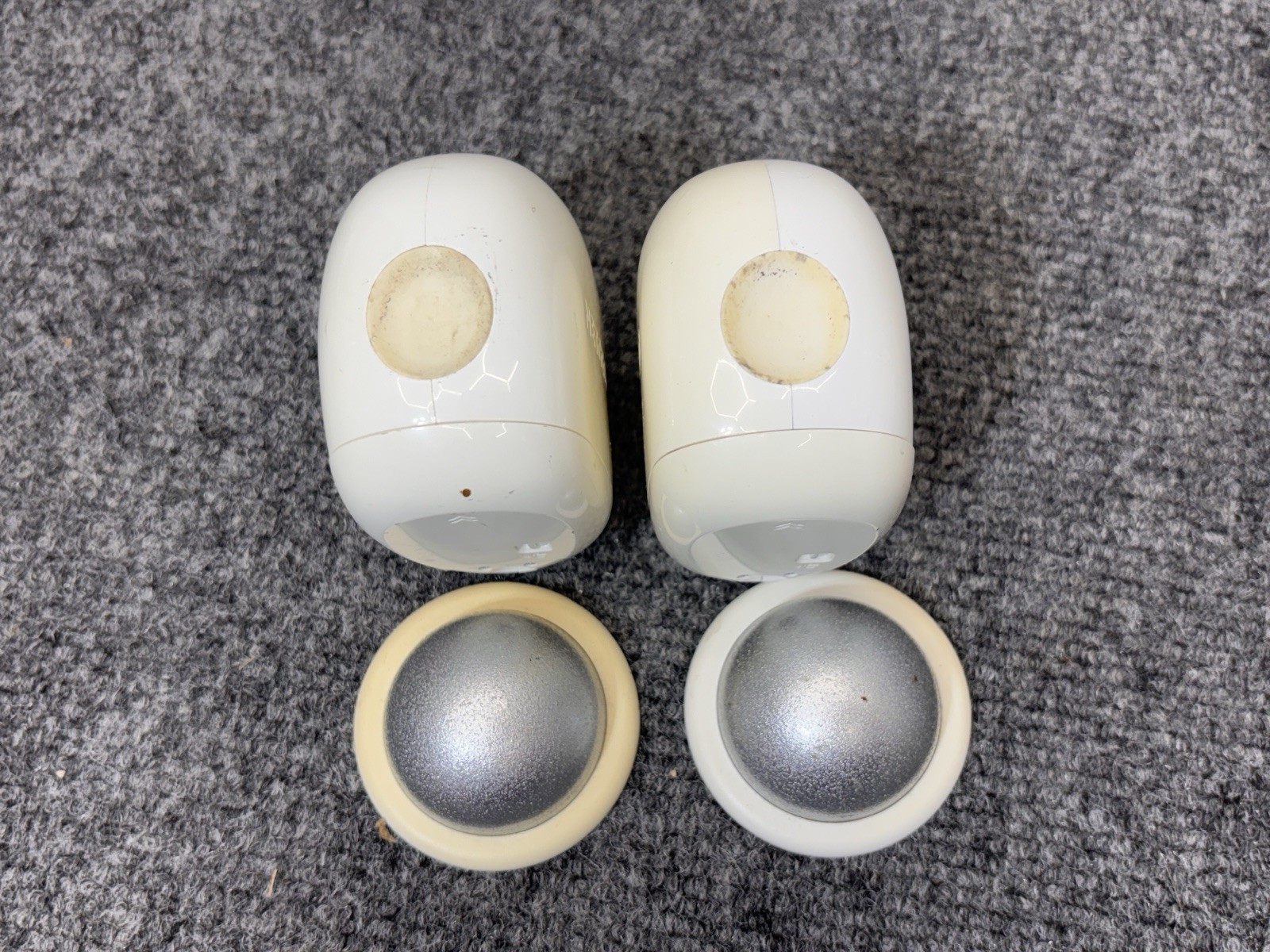 (2) Arlo NETGEAR VMC3030 Add-on HD Security Camera No Battery UNTESTED