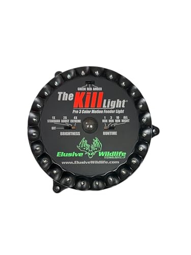 Elusive Wildlife Kill Light 3-Color Feeder – Motion Activated green