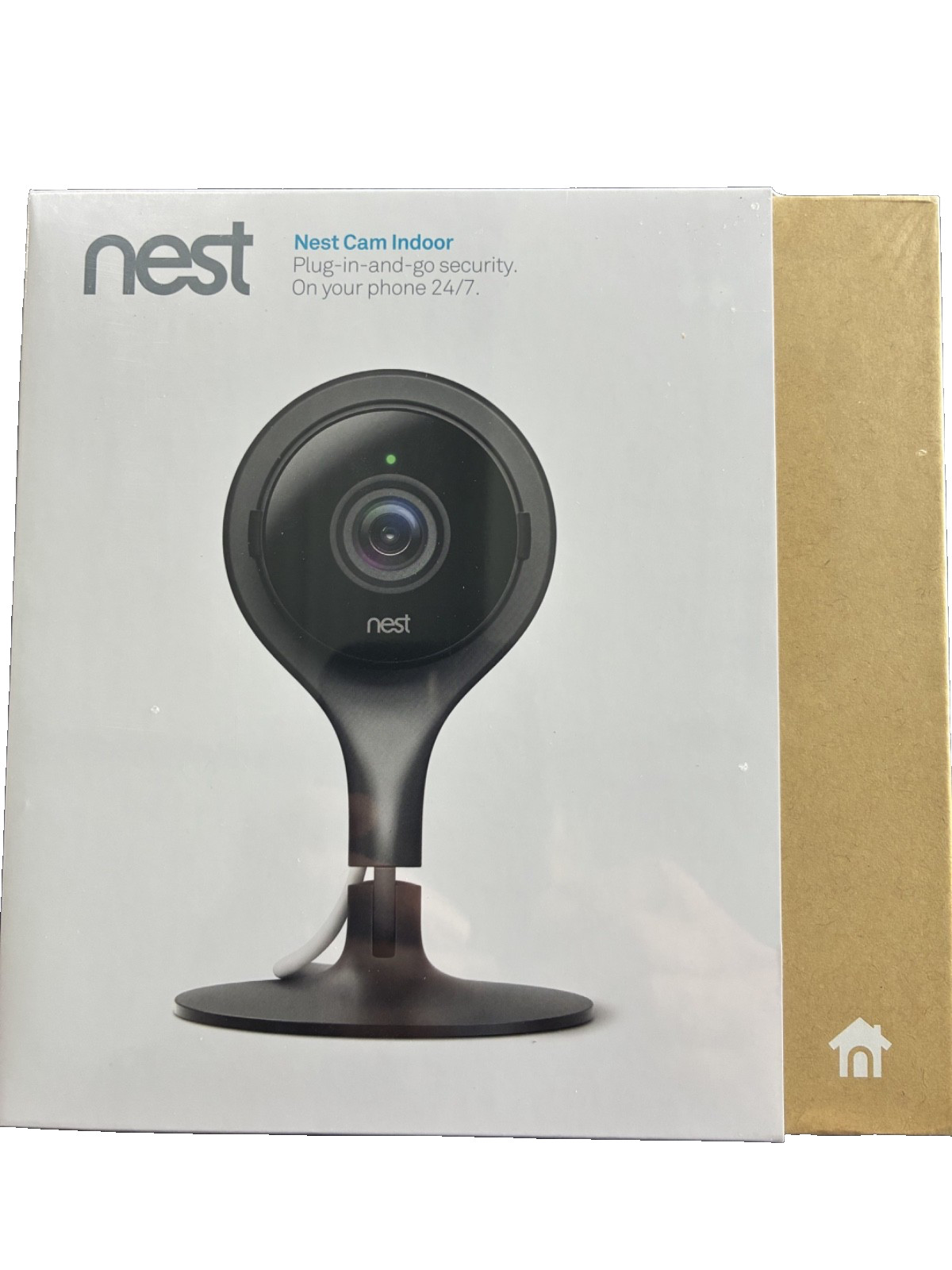 Google Nest NC1102ES Cam Indoor Security Camera 1st Gen – Black – New & Sealed