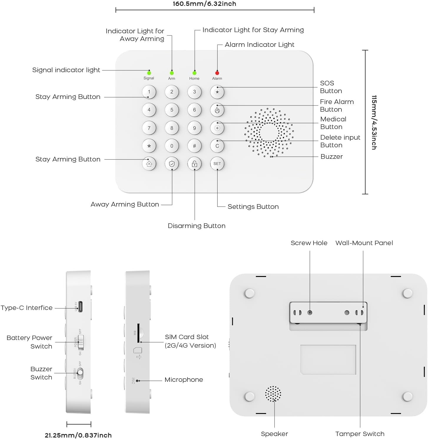 Effortless Home Protection: Smart WiFi Alarm with Motion Sensors & 4G Alerts