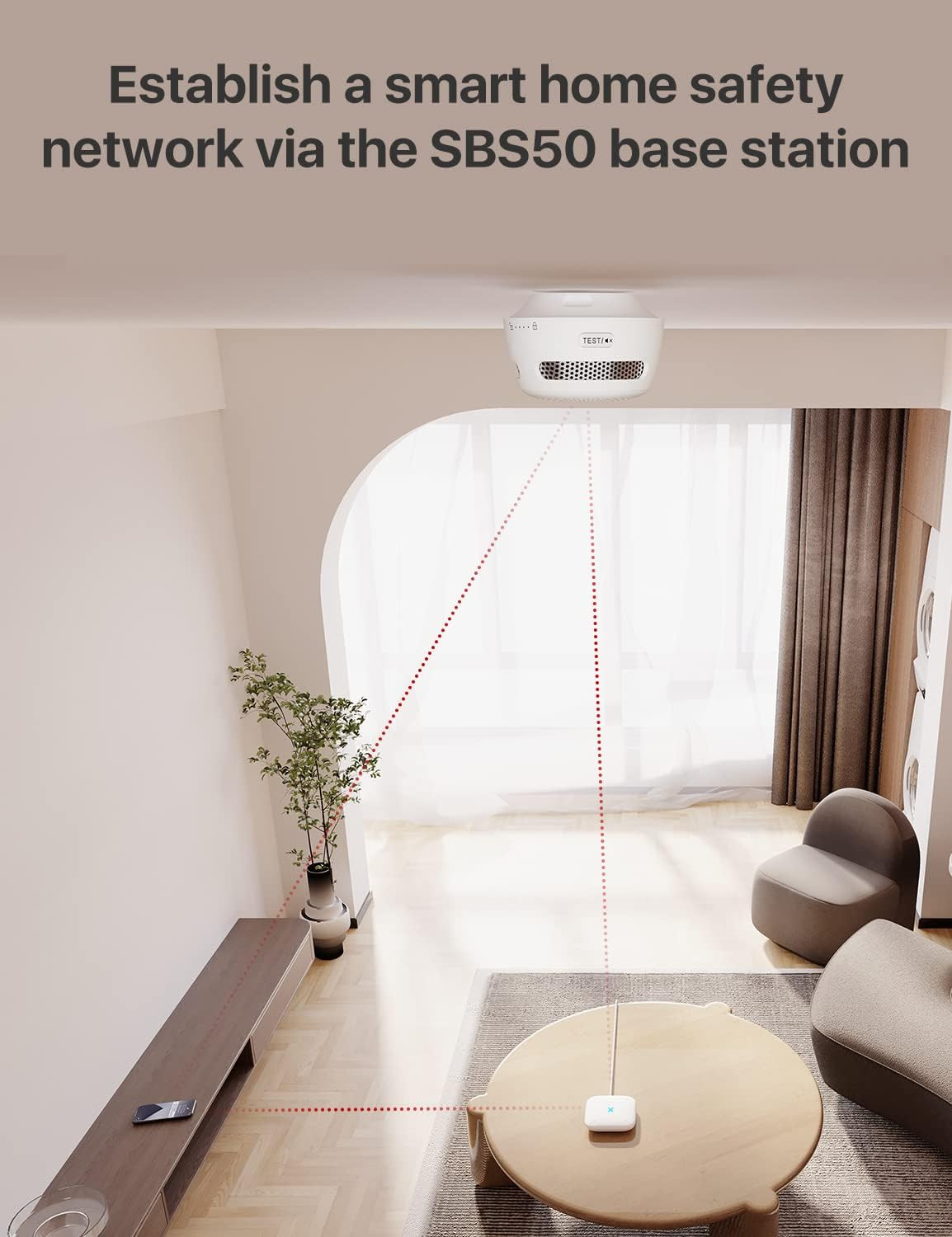 Smart Home Base Station 2.4 GHz Wi-Fi Required Enhance Your Home Safet