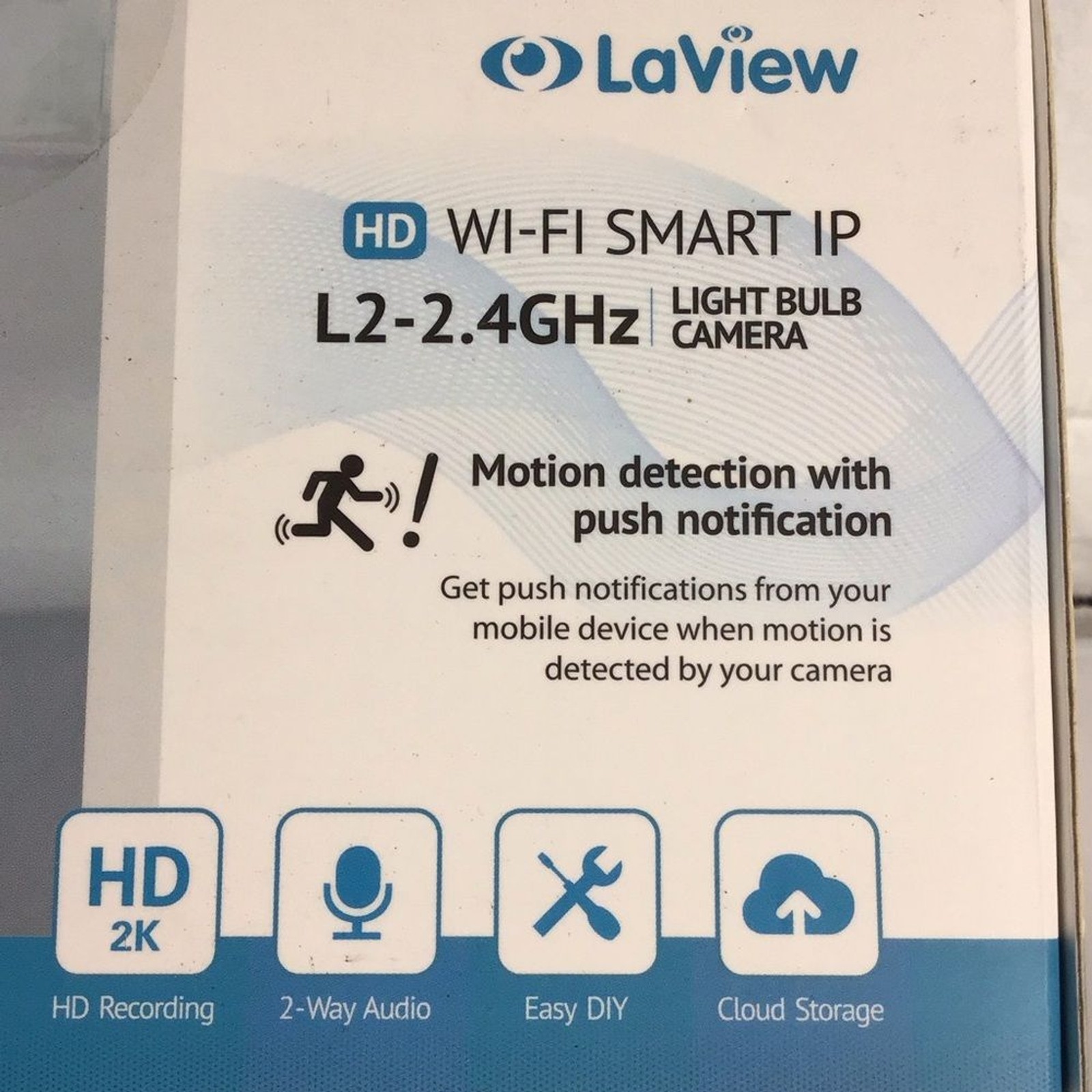 LaView Wi-Fi Smart IP Bulb Security Camera