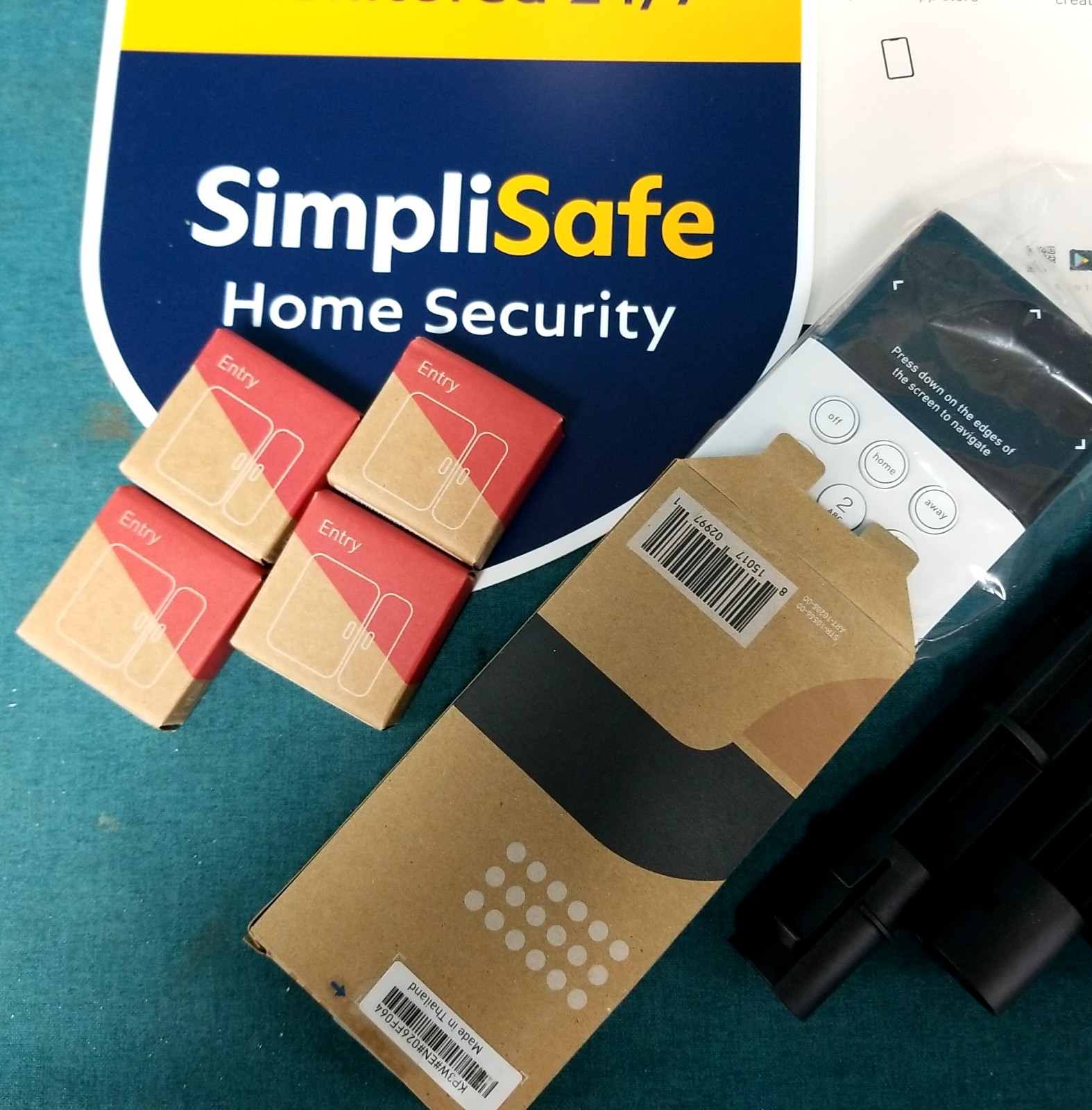 SimpliSafe Wireless Home Security System Set Untested