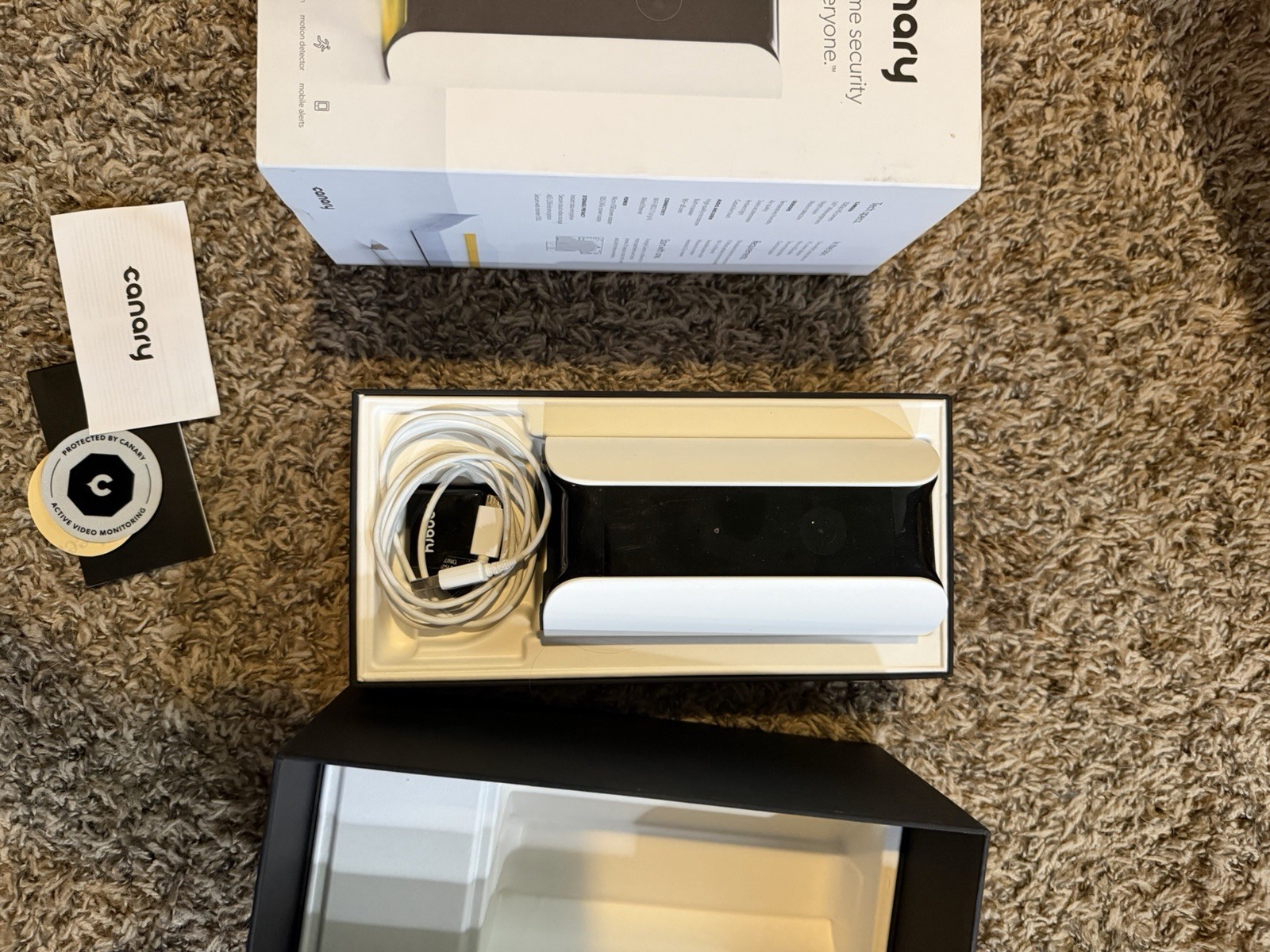 Canary All-in-One Home Security Device – White
