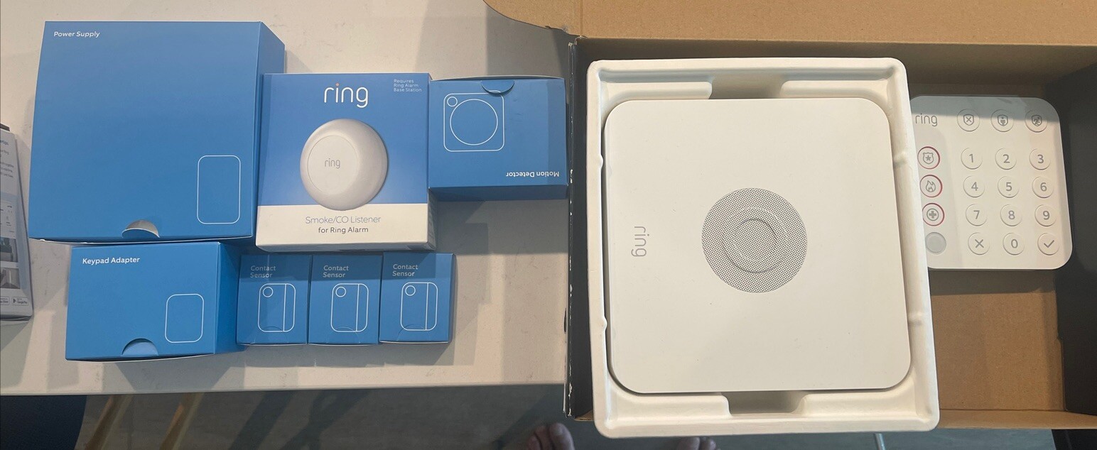 Ring security system DIY Startup