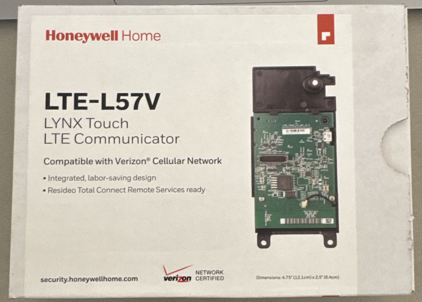 NEW Honeywell Cellular Radio (LTE-L57V) for LYNX Touch L5210 and L7000